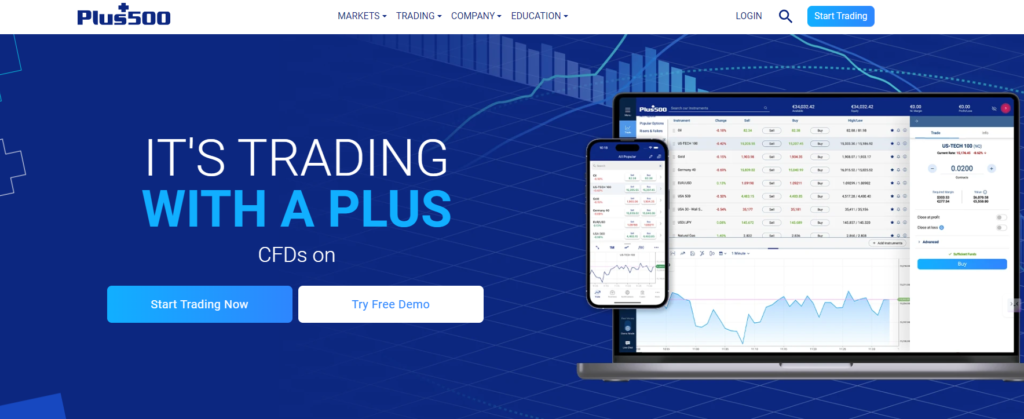 Plus500 - Comes in Best Forex Brokers Singapore