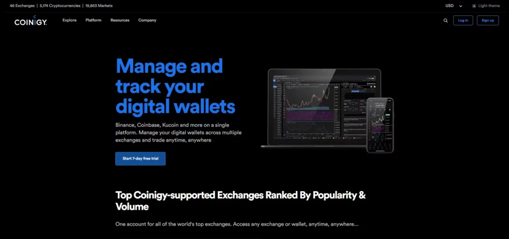 Coinigy - Best For Easy Crypto Trading And Tracking