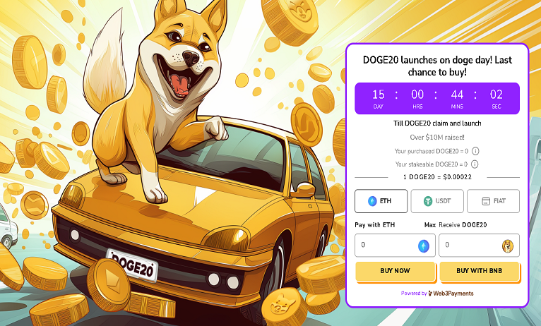 $280 million in 14 days! Crypto whales go wild for Dogecoin and Dogecoin20