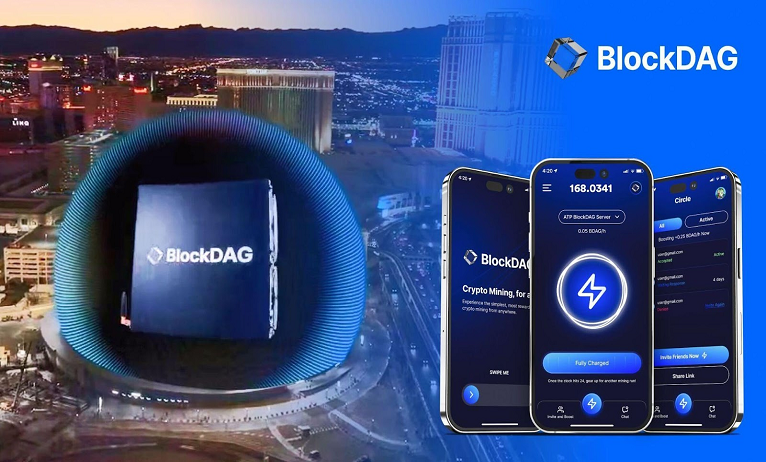 BlockDAG leads with $12M presale success and Las Vegas sphere debut amid Dogecoin's surge and Goldfinch stability