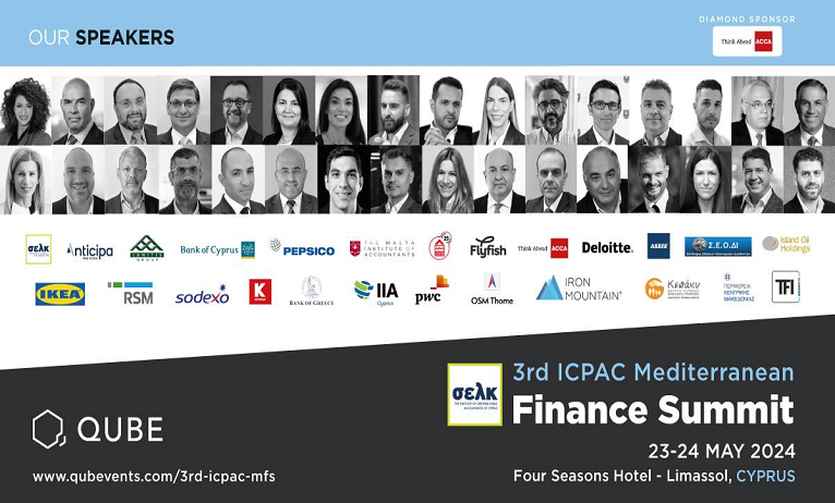 The 3rd ICPAC Mediterranean Finance Summit 2024 A premium gathering of finance leaders in Limassol, Cyprus!