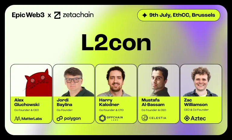 The biggest conference dedicated to Layer 2s at EthCC!