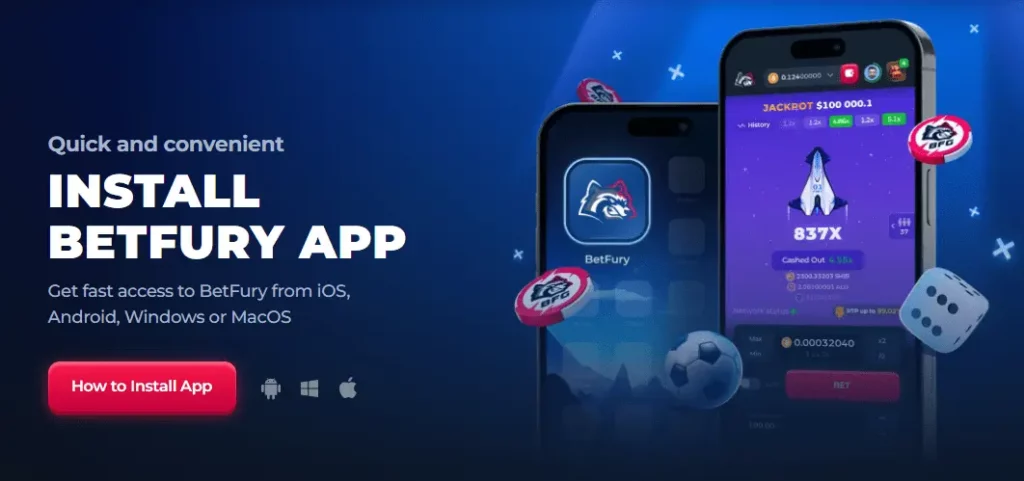 BetFury Casino - Mobile App Experience