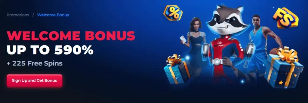 BetFury Casino Welcome Bonuses