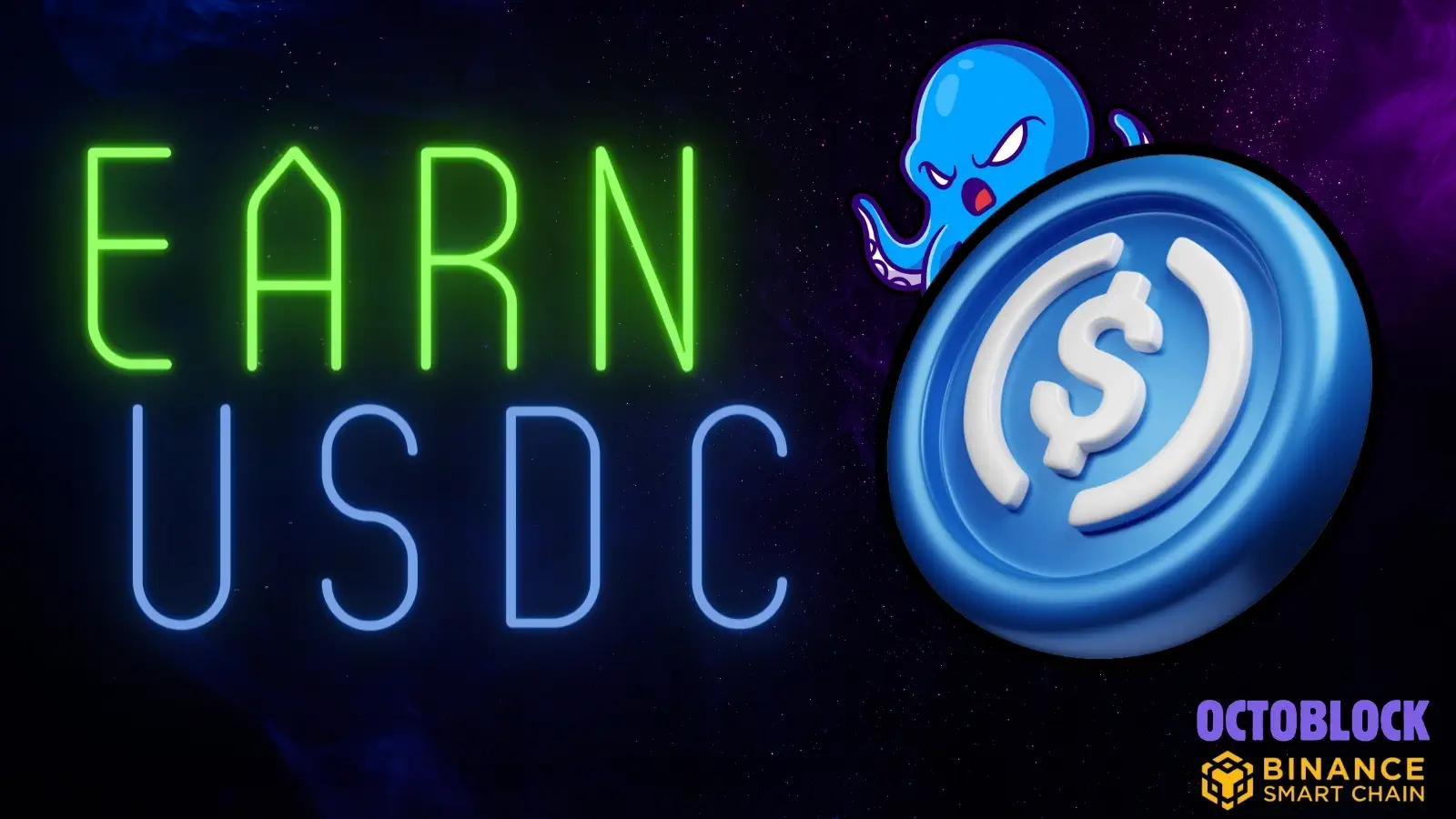 Earn usdc -Octoblock