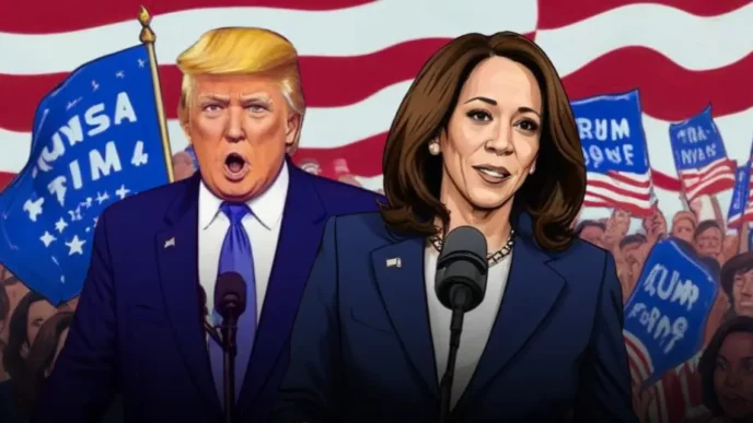 Kamala Harris flips Donald Trump on Polymarket