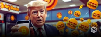 Donald Trump Buys Burgers With Bitcoin; Burger Themed Memecoins Surge