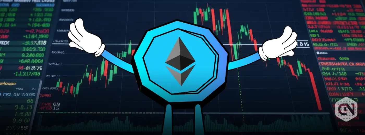 Ethereum Price Dips 4.57%; Is Double Bottom Pattern a Reversal Sign?