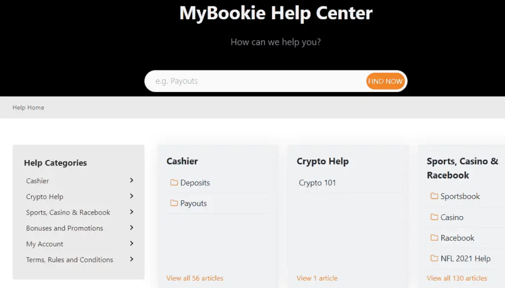 MyBookie.ag - Customer Support