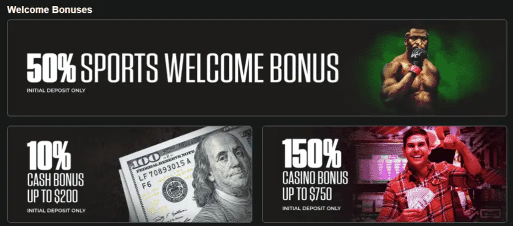 MyBookie.ag - Welcome Bonus