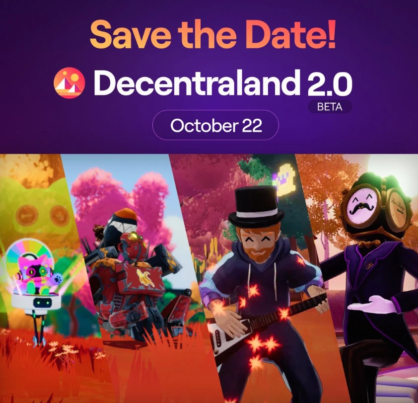 Decentraland 2.0 Beta Release Announced