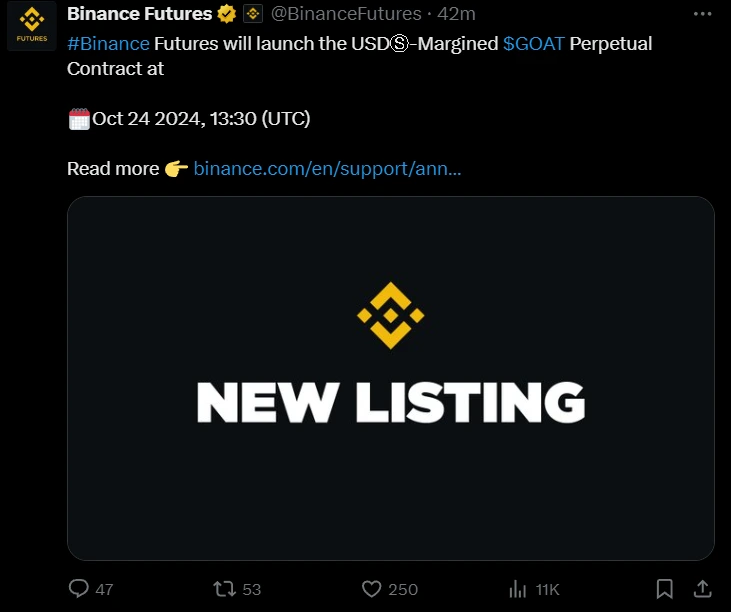 Binance Announcement 