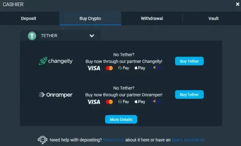 buy crypto tether on sportsbook