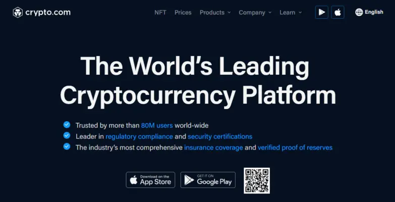 Crypto.com - Crypto Exchange Platform