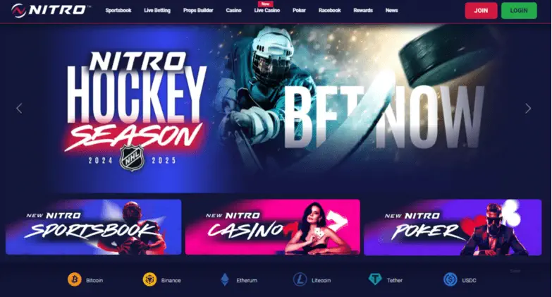 Nitrobetting casino desktop review