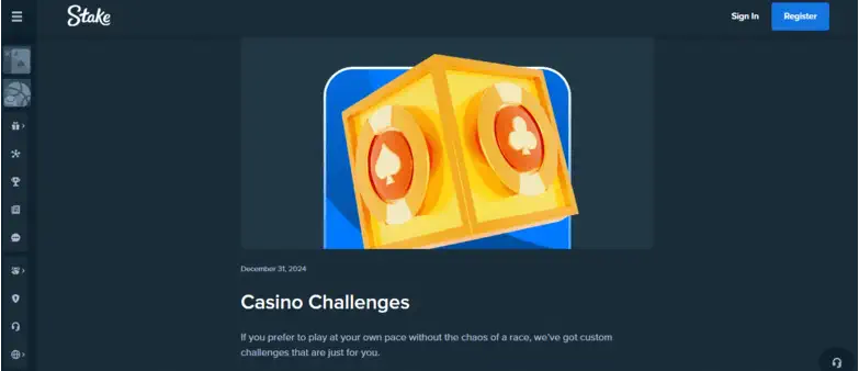 Stake Casino Daily Challenges