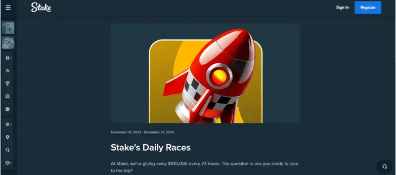 Stake Casino Daily Races