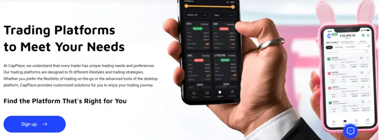 Trading Platform by CapPlace broker