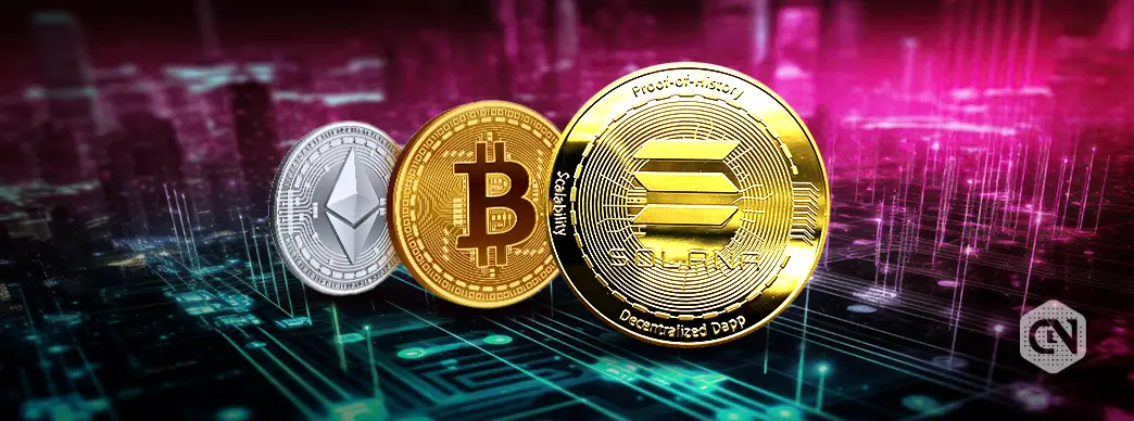 Solana Over Takes BTC, ETH with 34% Weekly Surge