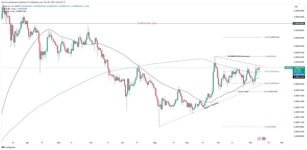 SHIB/USD 1-Day Chart (Source: TradingView)