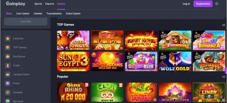 coinplay casino games