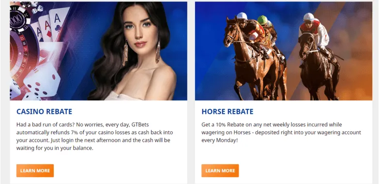 Gtbets casino other bonus