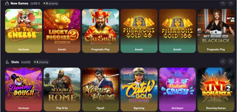 rocketpot casino games