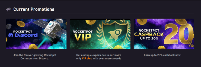 rocketpot casino promotions