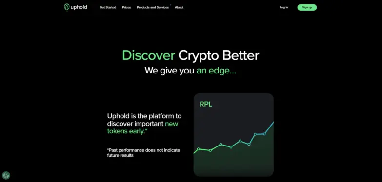 uphold dashboard